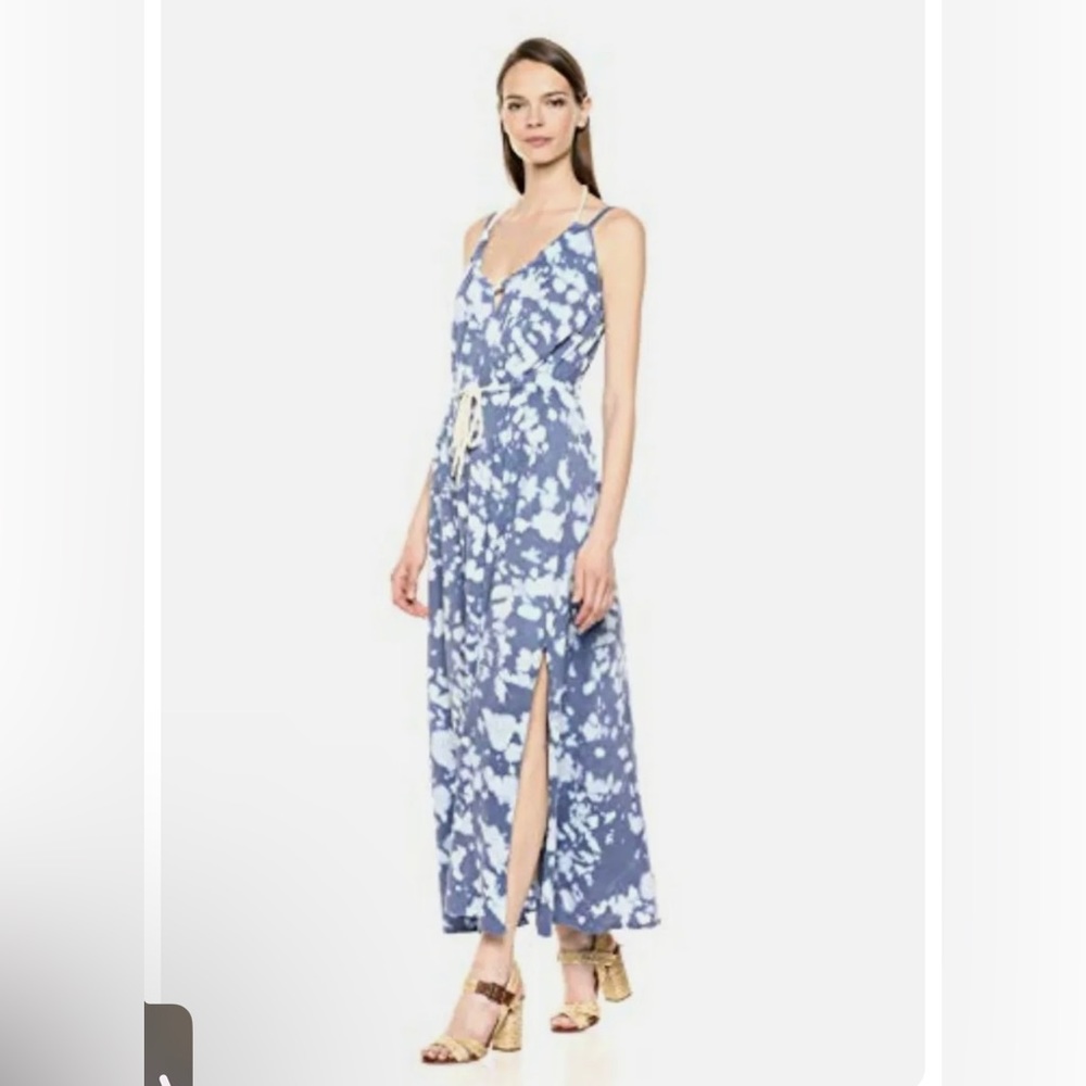 New New Skinnygirl Women's Irene Halter Dress Ink - Tie Dye Size 3X